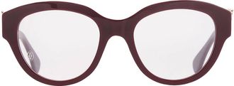 Cartier Demo Oval Ladies Eyeglasses CT0567O 003 51