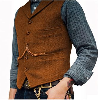 Generic Oktoberfest Medieval Vest Bavarian Beer Festival Dirndl Waistcoat Renaissance Vintage Steampunk Gothic Waistcoat for Men Halloween Fancy Dress Tank To