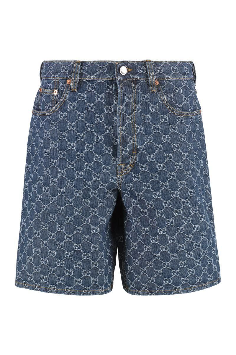 パンツ GUCCI Women Shorts  Burmudas 800107ZARRB 1165 GREY Gucci - Cotton bermuda shorts Sand - The Corner