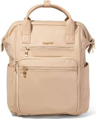 Baggallini Chelsea Laptop Backpack in Desert Sand Twill at Nordstrom