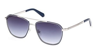 Guess GU00046 10W Mens Sunglasses Silver Size 56