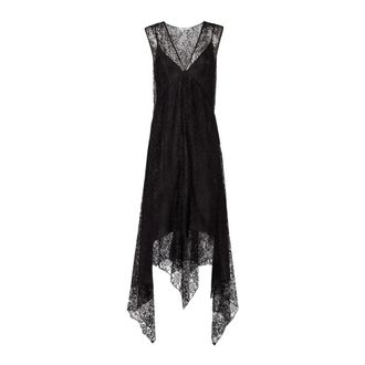 Fendi Vestido de Encaje Flores y Bacche - Dresses - Mujer - Negro - S