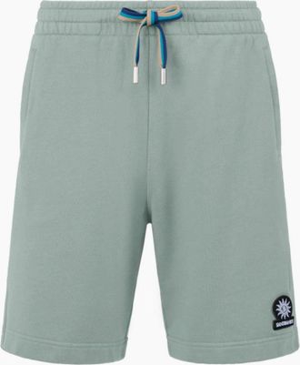 Sandbanks Mens Sandbanks Badge Logo Shorts S1-26 Sage - Size: 37/36/32
