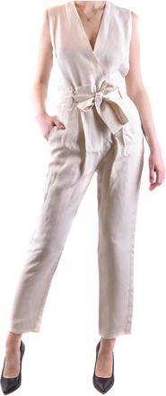 Pinko Witte Jurk - Dames - Jumpsuits - Wit - XS - Polyester - Jumpsuits & Playsuits