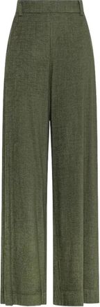 Ni&ugrave; Pantaloni Amate a Palazzo - - Trousers - Donna - Verde - XS