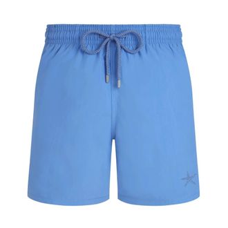 Vilebrequin Badmode, Heren, Blauw, 2Xl, Moorea Water-reactive Starlettes Zwemshorts