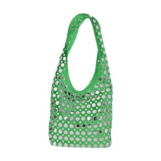 Generic Bags for Women Handbags - Fashionable Polka Studded Tote Bag with Adjustable Shoulder Strap and Comfortable Top Handle for Daily Commute and Casual Ou