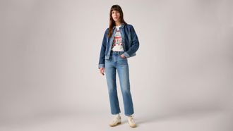 Levi's 725 Kick Boot Jeans - Womens - 25X31 - Blue