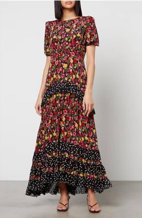 Rixo Shireen Midi Dress In Goan