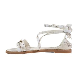 Alviero Martini 1A Classe Flat Sandals, female, White, Size: 11 US Prima Classe Flat Sandal