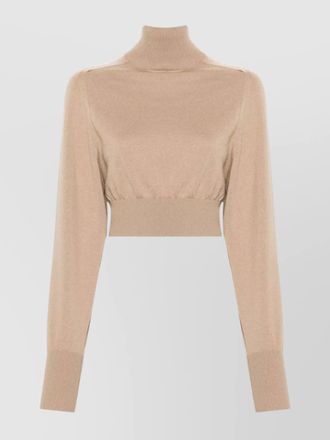 Sportmax short wool turtleneck sweater