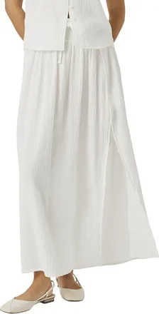 Splendid Adele Gauze Maxi Skirt