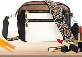 Generic Women Shoulder Purses - PU Leather 20x5.3x15cm, Multi-Pocket Hobo Bag, Fashionable Purse | Perfect For Travel Daily Activities Hiking, Cell Phone Stor