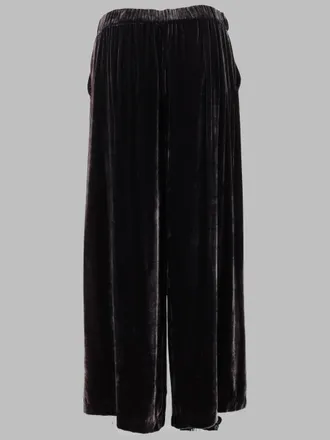 P.A.R.O.S.H. Viscose-Silk Trousers - Brown