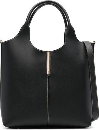 Tod's Tote Shopper Bag - Dames - Handtassen - Zwart - ONE Size - Leer - Tassen