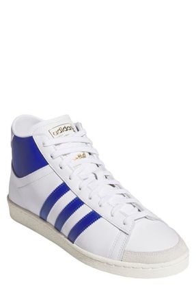 adidas Gender Inclusive Jabbar Hi Basketball Sneaker in Cloud White/blue /Off White at Nordstrom, Size 12.5 Womens