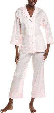 Natori Infinity Cotton Sateen Notch PJ Set