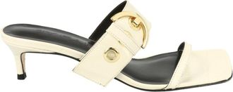 by FAR Bettina Croc Embossed Mules