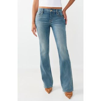 True Religion Becca Studs Bootcut Jeans in Medium Horizon Wash at Nordstrom Rack, Size 25
