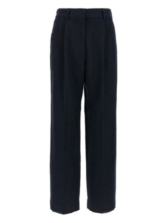 Blazé Milano Straight broek met geplooide zak - Blauw