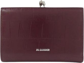 Jil Sander Pre-owned Wallets, male, Red, Size: ONE SIZE Pre-owned Leather Wallet