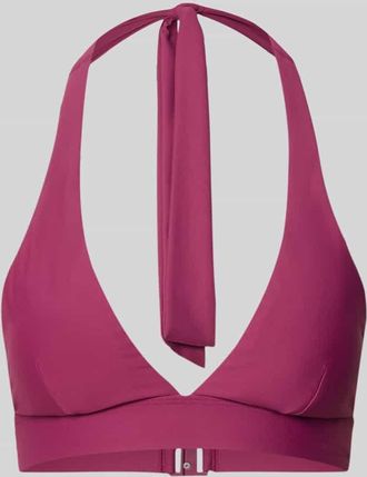 Marc O'Polo Bikini-Oberteil mit Label-Detail in Pink, Gr&ouml;&szlig;e XL