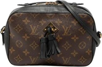 Louis Vuitton Pre-owned Cross Body Bags, female, Brown, Size: ONE SIZE Pre-owned Saintonge Monogram 2way Bag