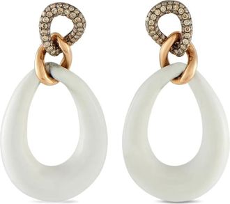 Luxury Bazaar Orecchini in oro rosa 18 carati con diamanti