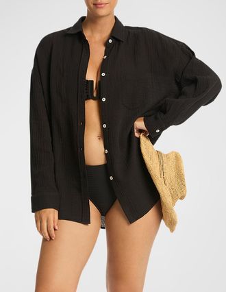 Sea Level Australia Sunset Beach Shirt