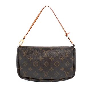 Louis Vuitton Pre-owned Womens Monogram Pochette Accessoires - Brown Textile - One Size