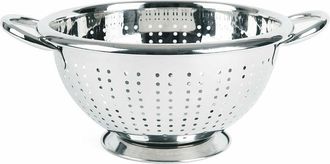 Excelsa Excelsa Scolapasta Tradizionale, Acciaio Inossidabile, Argento, 22 cm