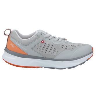 Joya Veloce Textile Womens Low Top Trainers - Light Grey - Size:UK 7.5