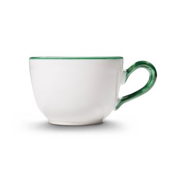 Gmundner Keramik Gmundner Keramik - Taza De Caf&eacute; Con Borde Verde 0,19 Litros