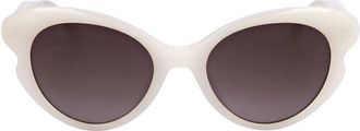 Kate Spade New York Ladies White Cat Eye Sunglasses ELINA/G/S