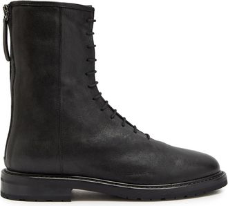 Legres Grained Leather Ankle Boots - Black - 36 (IT36/ UK3)