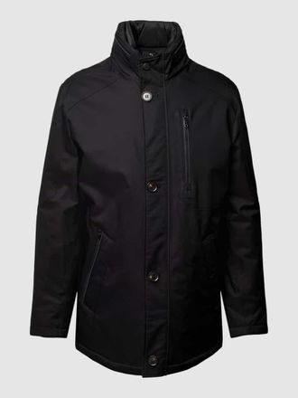 Bugatti Jacke mit Knopfleiste in Black, Gr&ouml;&szlig;e 54