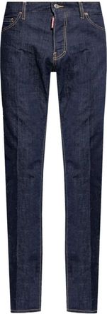 Dsquared2 Marineblauwe 5-pocket broek - Heren - Slim Fit Jeans - Blauw - L - Katoen - Jeans