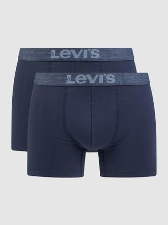 Levi's Trunks mit Stretch-Anteil im 2er-Pack in Jeansblau Melange, Gr&ouml;&szlig;e S