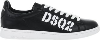 Dsquared2 Black Low-Top Leather Sneakers