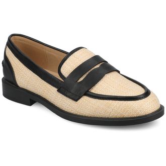 Journee Collection Womens Brooks Wide-Width Penny Loafer