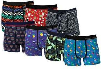 Unsimply Stitched 7-Pack Assorted Stretch Cotton Trunks in Black Blue Purple at Nordstrom Rack, Size Xx-Large