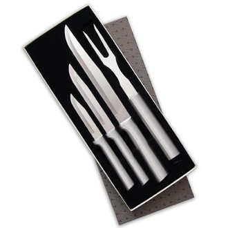 Rada 4 Piece Prepare then Carve Knife Set with Gift Box in Silver at Nordstrom