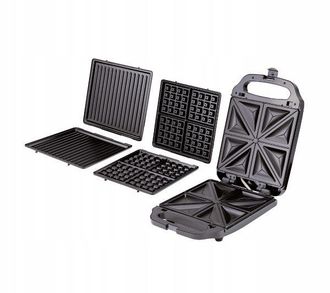 OEM Sandwichera 3 En 1 Raven Es009nx Parrilla Para Gofres 1200 W