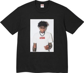 SUPREME NBA Youngboy T-Shirt Black White SUP-FW23-002