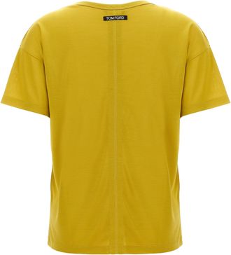 Tom Ford Womens Bicolor Silk T-Shirt
