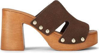 Carvela Womens Leather Lava H Mule Mules - Brown - Size UK 5