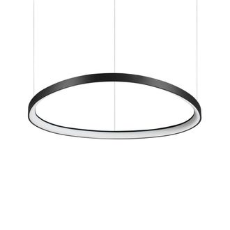 Netlighting Gemini Integrated LED Pendant Ceiling Light Black 6600lm 4000K