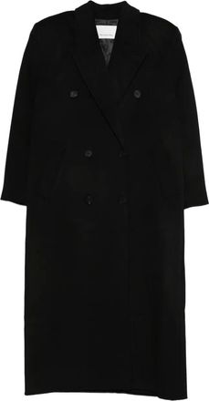 Frankie Shop Cappotto doppiopetto Gaia - Nero