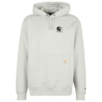 Carhartt Work in Progress Signature Logo Sweatshirt Hoodie f&uuml;r Herren | grau