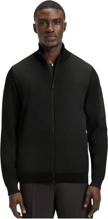 HUGO BOSS Truien & Vesten, Heren, Zwart, XL, Wol, K Momentum-X HY